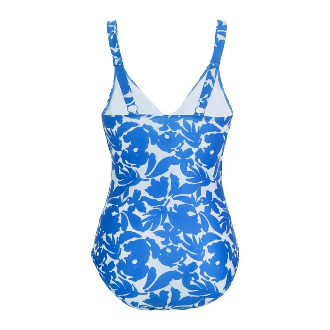 Regatta Dames Baylenne Fleur Bloom Eendelig Zwembadpak (Blauw)