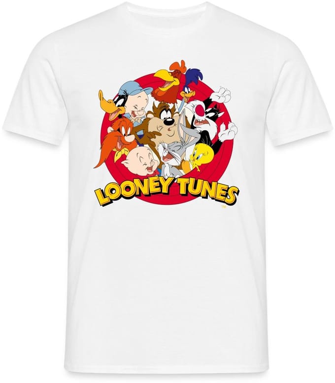 Looney Tunes Groep T-Shirt Heren