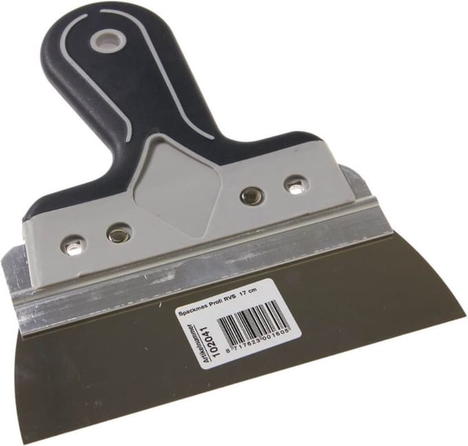 Spackmes Profi RVS 17 cm.
