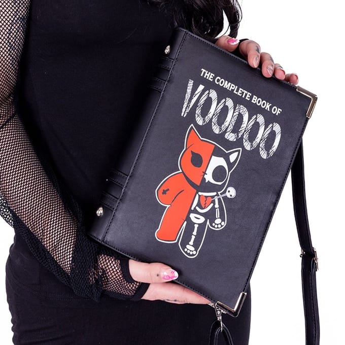 Heartless - Voodoo Boek Schoudertas - (bxhxd) ca. 25cm x 19cm x 7cm