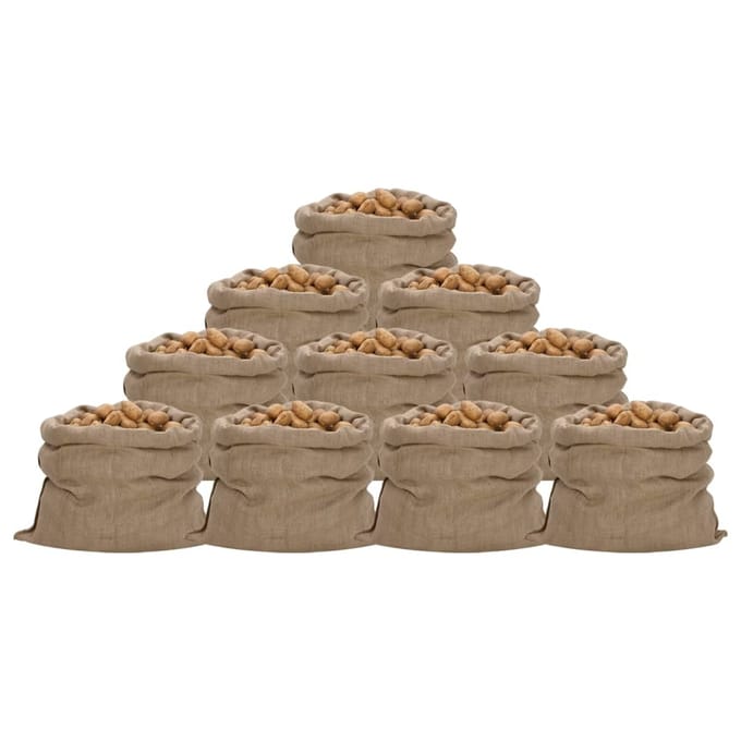 vidaXL - Jutezakken - 10 - stuks - 100x110 - cm - 100% - Jute - 340 - g/m²