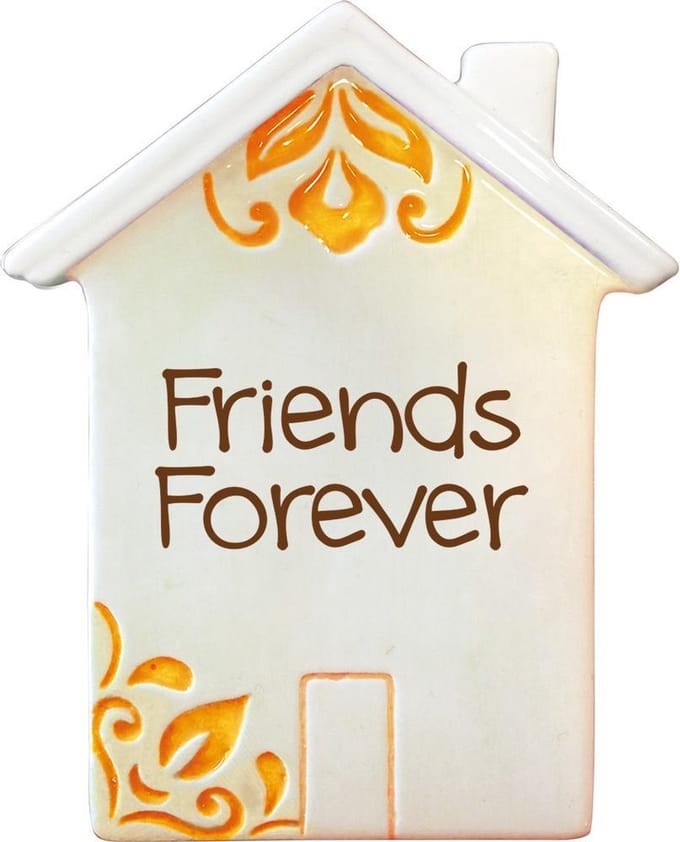 Porseleinen magneet "Friends Forever"