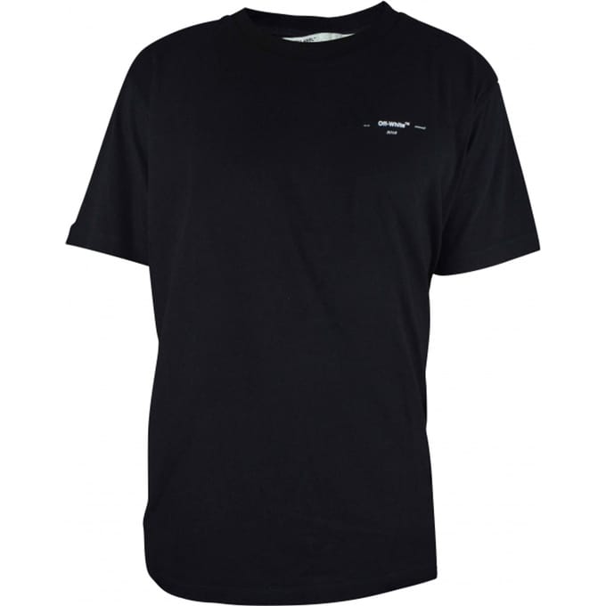 Gebroken wit T-shirt zwart