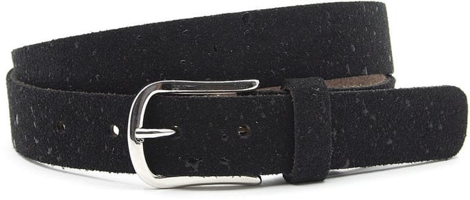 Zwarte dames riem suede - 3 cm breed - Suède - Suède riem - Casual - Maat 100