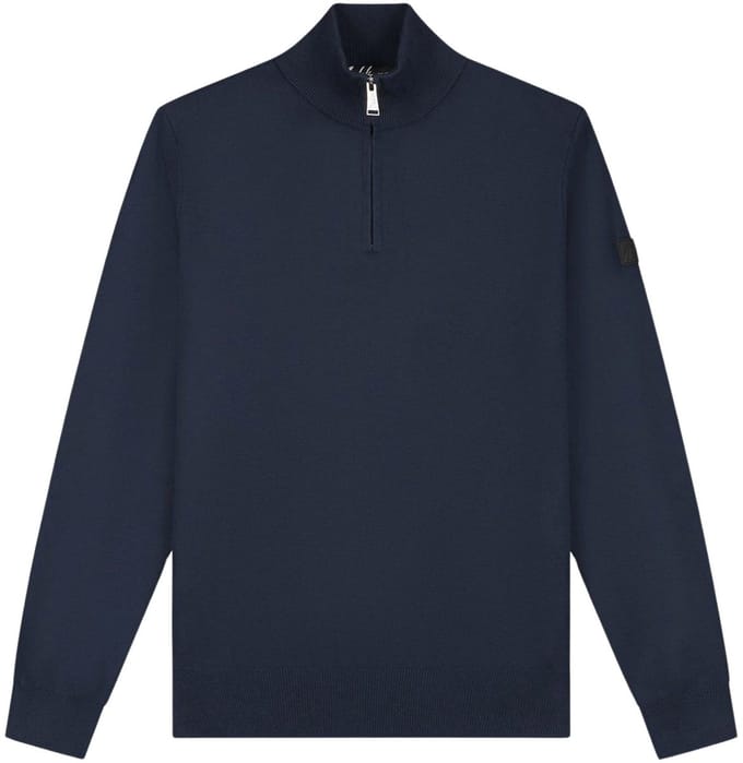 Malelions Knitted 1/4 Zip Sweater Heren - Maat S