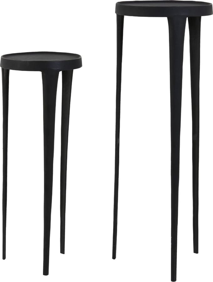 Light & Living Zuil Tobias - Zwart - Ø35+Ø30cm - Modern