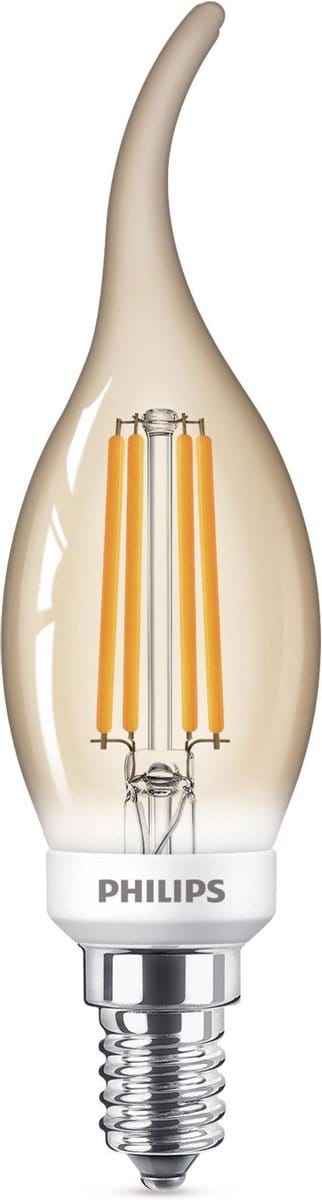 Philips Vintage LED E14 - 5W (32W) - Warm Wit Licht - Dimbaar
