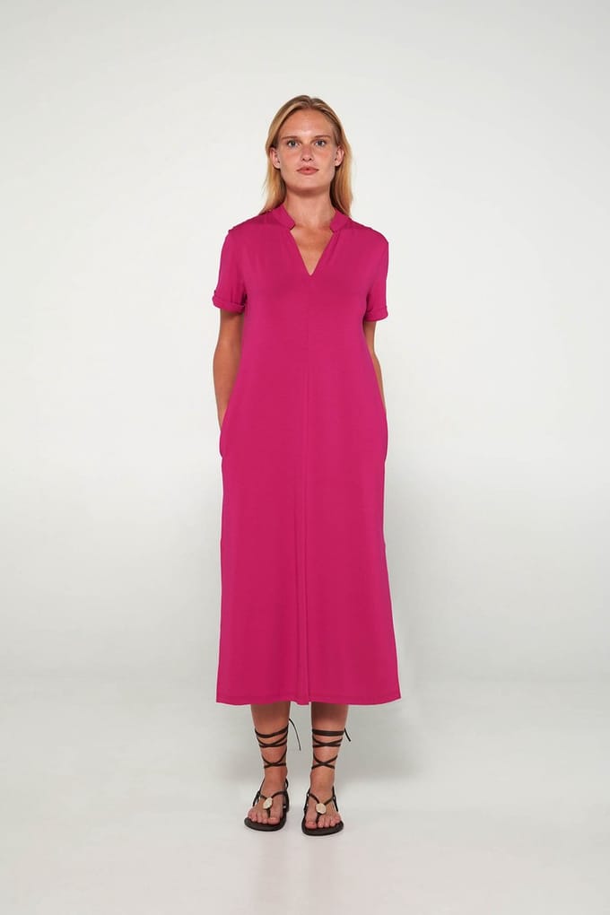 Vamp Strandjurk Roze M