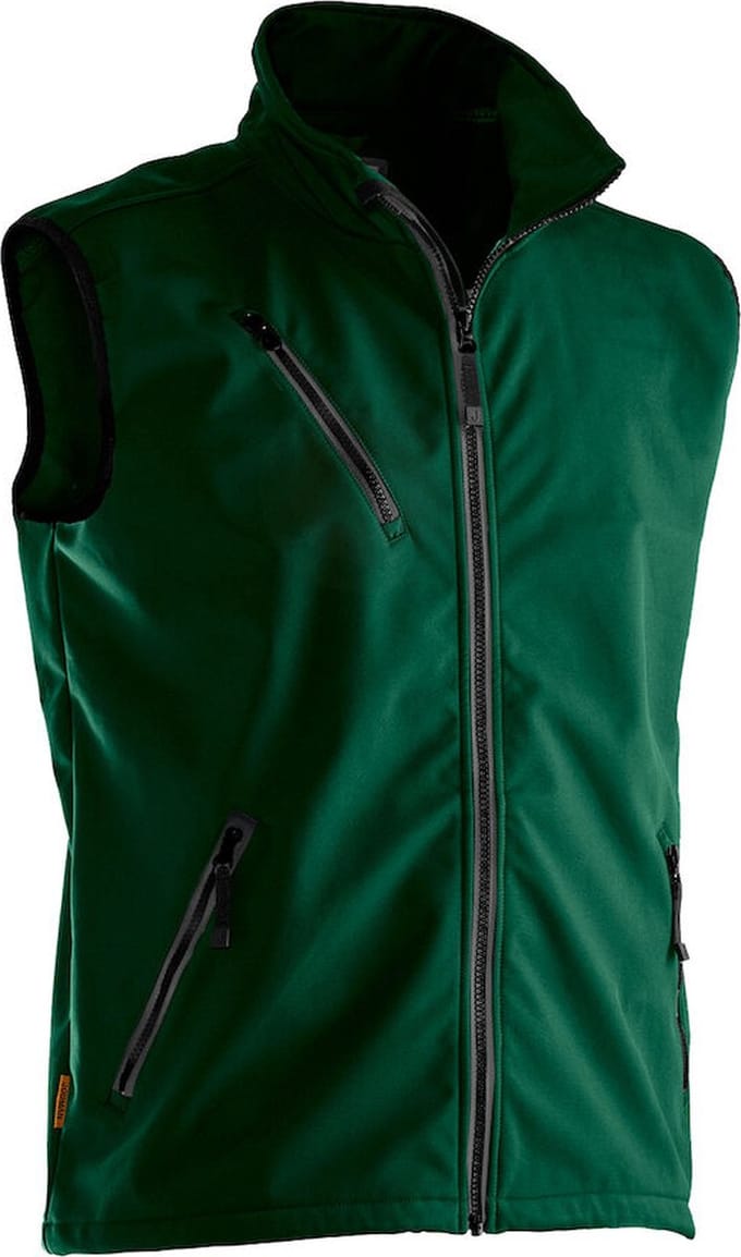 Jobman 7502 Softshell Vest 65750271 - Bosgroen - L