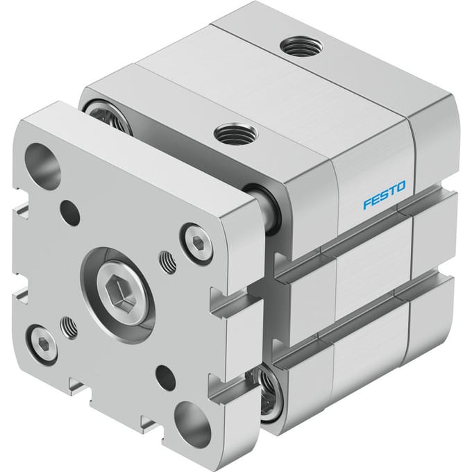 Festo Compacte Cilinder 50mm Boring 10mm Slag ISO 21287 Dubbelwerkend - 554259 - P2DPH