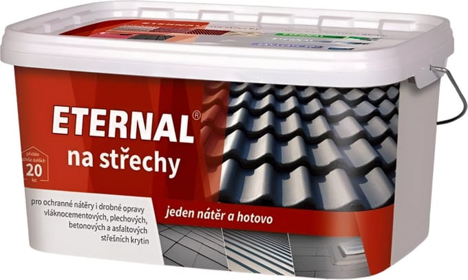 ETERNAL voor daken 5 kg, Roodbruin 307