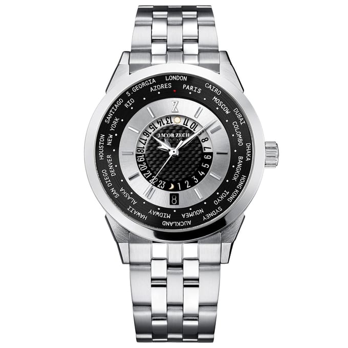 Jacob Zech - Heren Horloge New York City - Zilver