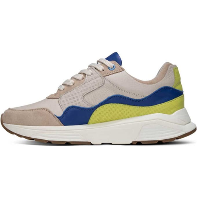 Xsensible taupe leren heren sneakers - Golden Gate