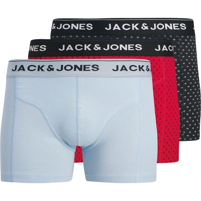 Jack & Jones Palm Tree Trunks Boxershorts Heren (3-pack) - Maat S