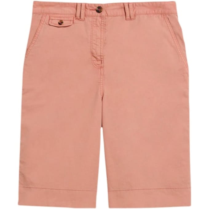 White Stuff Hayley  Chino Shorts Mid Pink Taglia: 20 REGULAR | Pantaloncini Outlet | Donna | Rosa