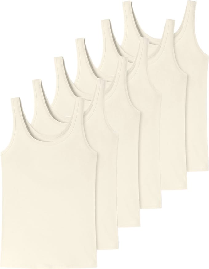 uncover by Schiesser Dames onderhemd 6 pack Basic