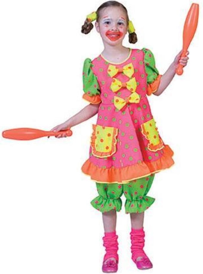 Clownspakje meisjes Pokey - Maat 164