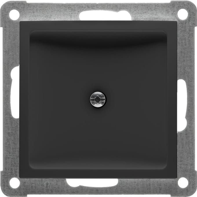 Peha Badora D 11.477.193 Zwart Matte Blind Afdekplaat - 00276832 [2 stuks]