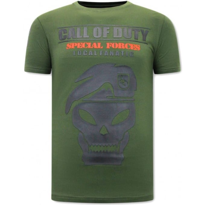 Heren T-shirt Call of Duty - Groen