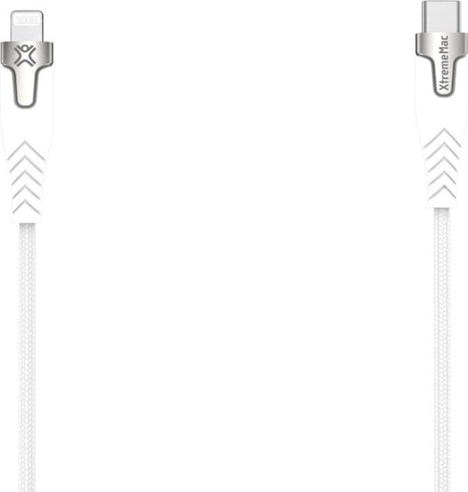 XtremeMac Premium Lightning naar USB-C Kabel - 2 Meter - Wit
