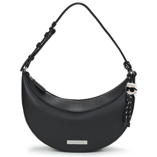 Handtas Karl Lagerfeld IKON SMOOTH HALFMOON SHB