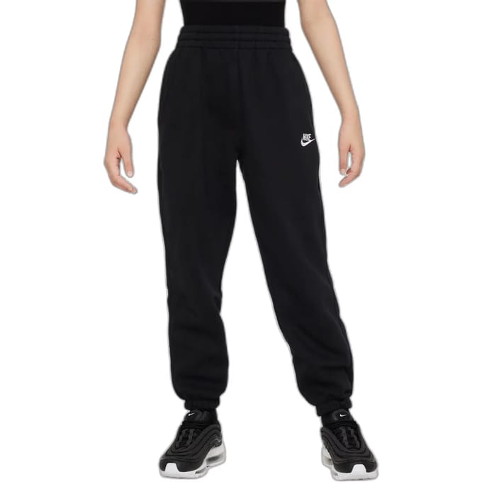 Nike Club Oversized Broeken Kinder - Zwart - Maat 122 - 128 CM