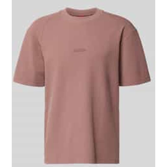 Regular fit T-shirt van puur katoen Model 'DAFFL'