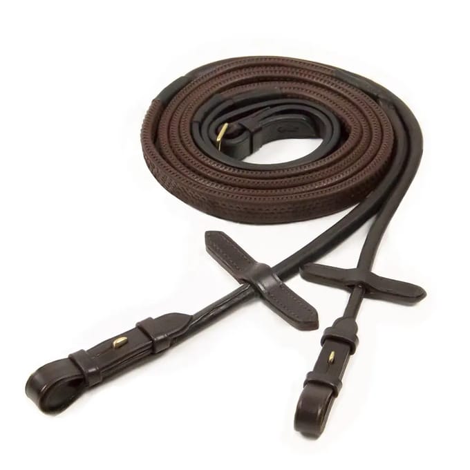 Geleide riemen van rubber voor paarden Schockemöehle