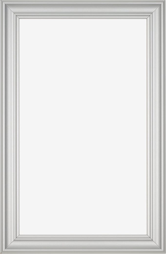 Fotolijst 48x64 cm - MDF - Zilver Mat - Limburg