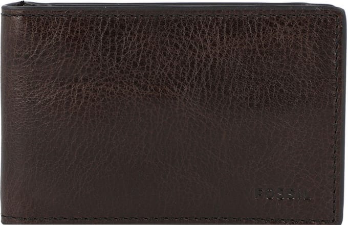 FOSSIL Portemonnee Andrew FPW Bifold Black Zwart