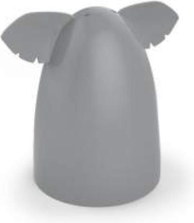 Cookut - peper- en zoutstel - zout-peperstrooier - olifant Nicole - grijs