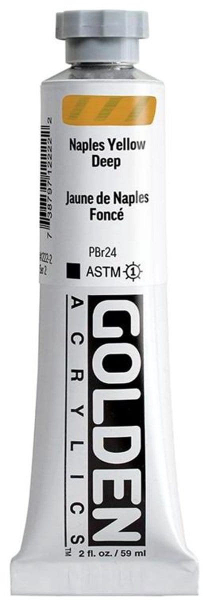 Golden Heavy Body Acrylverf Napelsgeel Donker 59 ml