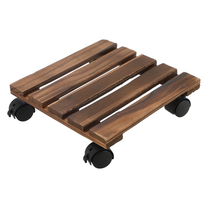 Planten Display Standaard Binnen Woonkamer Plank Vrijstaande Bloemenplank met Rijwiel voor Tuin beige