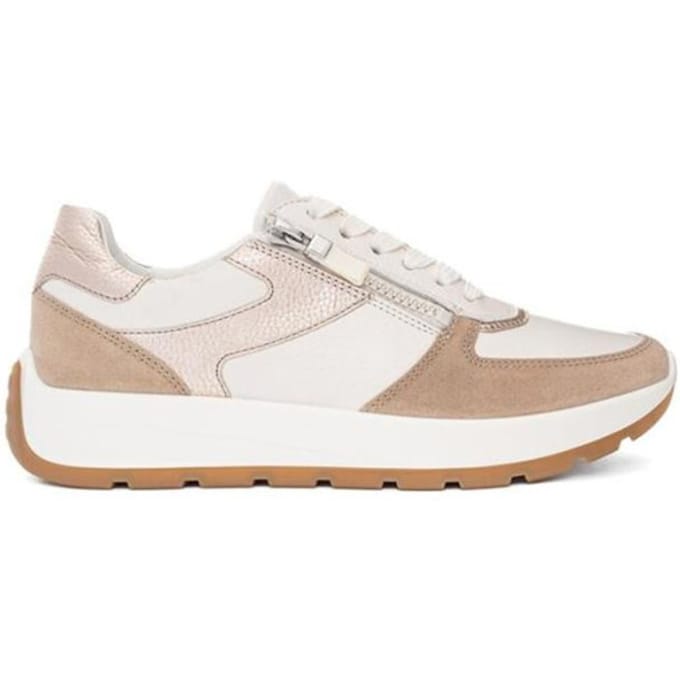 Ara New York dames sneaker - Beige wit - Maat 38,5