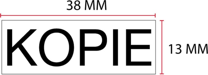 Tekstplaatje Posta P20