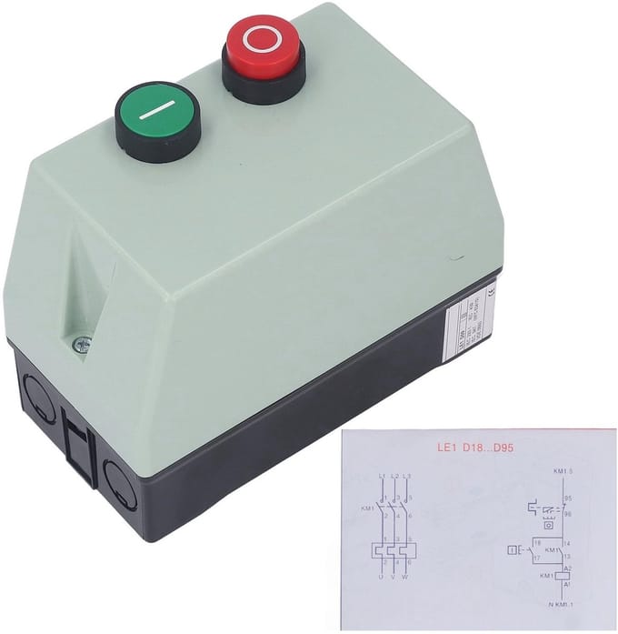 Allecto - Magnetische Motorstarter - 2.2 kW - Ip55 Waterdicht
