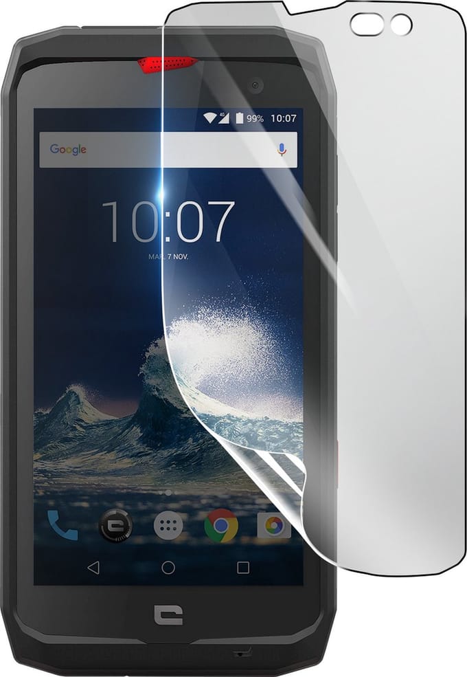 3mk, Geschikt voor Crosscall Action X3, Schokbestendige Hydrogel Screenprotector, Transparant