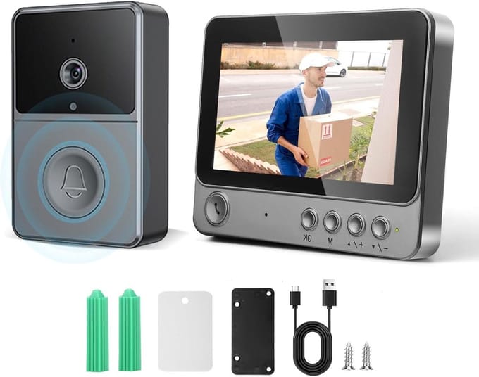 Deurbellen met Camera - Video Deurbel - Draadloos - Full HD smart