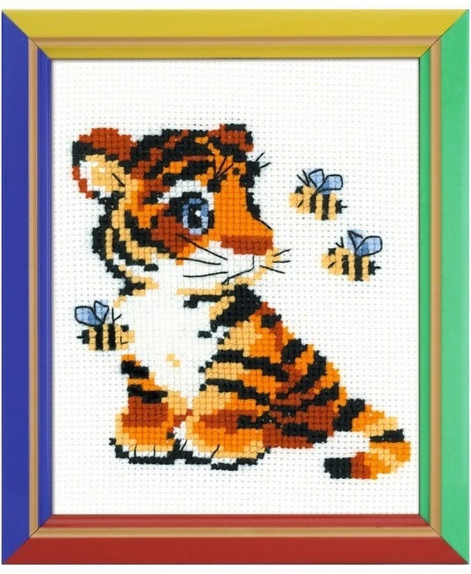 Borduurpakket strepen