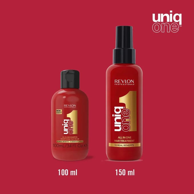 Revlon - UniqOne Pouch 10-in-1 Treatment & Shampoo - 150 + 100ml