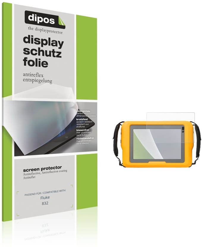 dipos – 2x Matte Beschermfolie geschikt voor Fluke 832 | Krasbestendige & antireflecterende Screenprotector Ultra-Thin