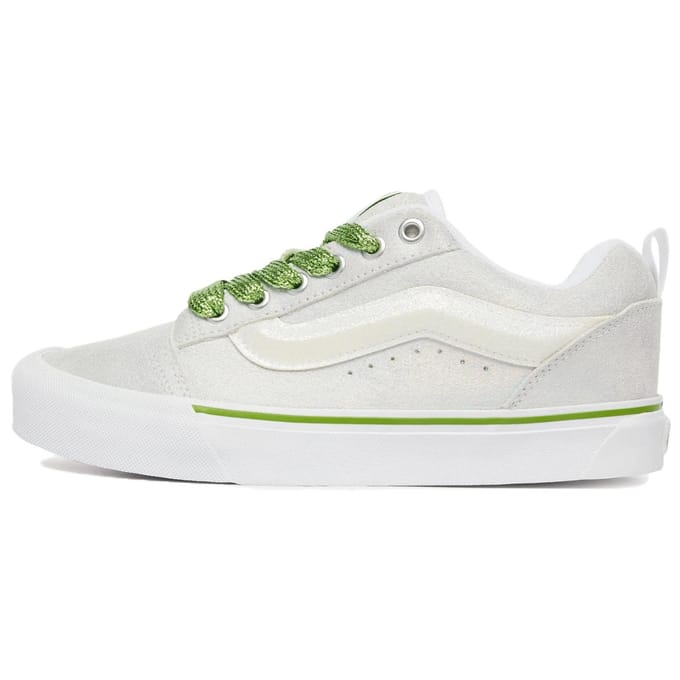 Vans Knu Skool Chaussures de Skateboard pour Femmes Basse Blanche 40