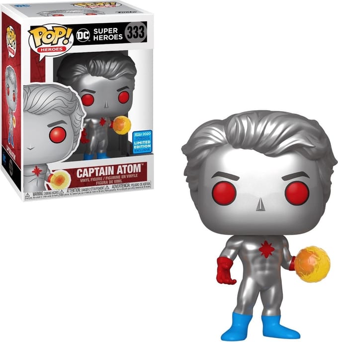 Funko Pop Heroes: DC Super Heroes - Captain Atom 333 Wondrous Convention 2020 Limited Edition
