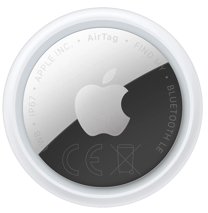 Apple AirTag (2. Generation) Wit-zilver 1 stuk(s)