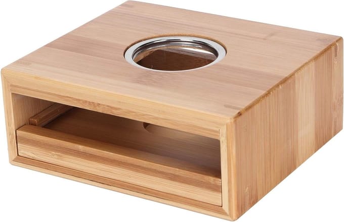 Theepot Warmer - Verwarmingsbasis Theewaar Accessoire - Thee Warm Houden - Natuurlijk Bamboe Materiaal