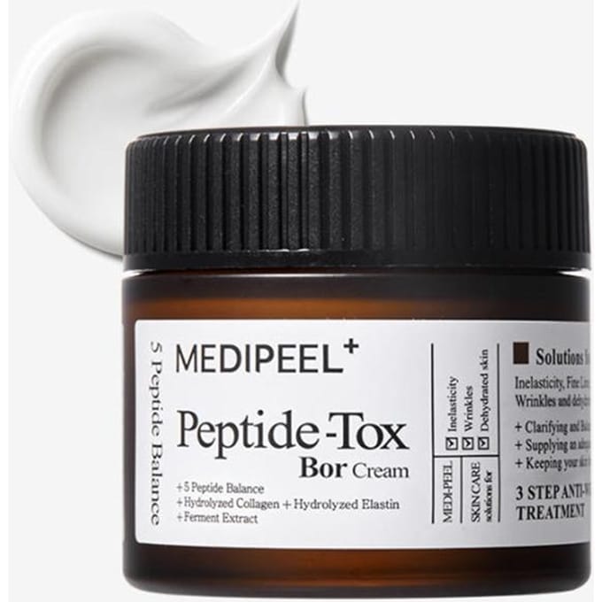 MEDI-PEEL Peptide Tox Bor Cream – Firming & Wrinkle Care Moisturizer (50 g)
