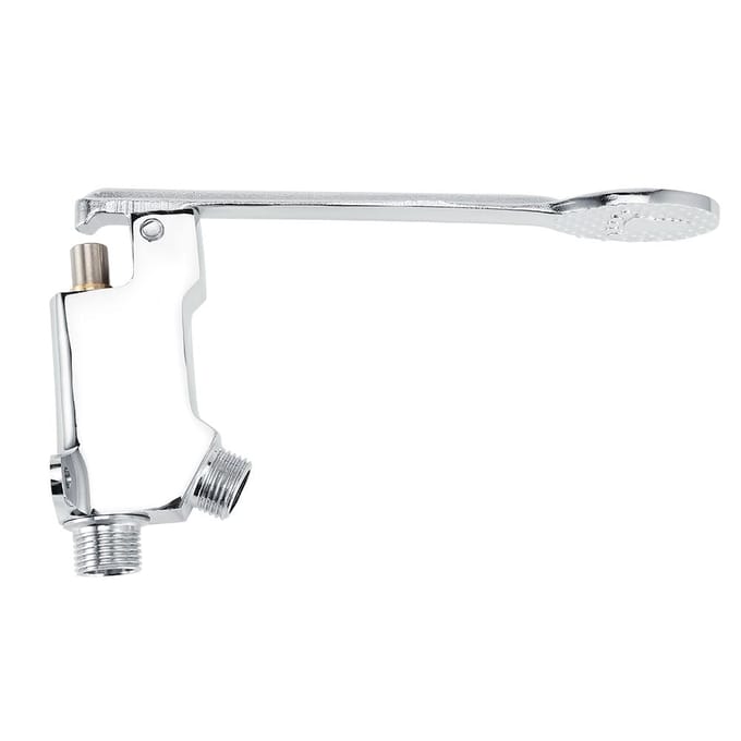 G1/2 Draad Koperen Vloermontage Voetpedaalventiel Accessoire voor Badkamer Wastafelkraan