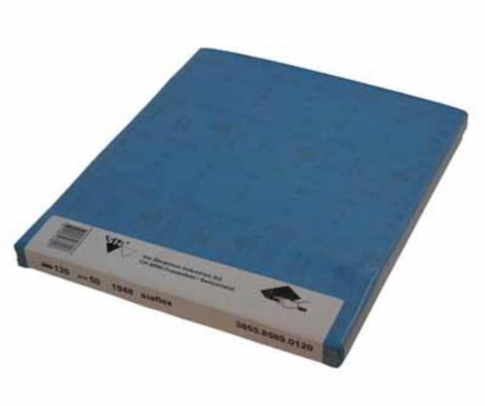 Sia siaflex schuurpapier handvellen P80 - 230 x 280 mm. (50 vellen)