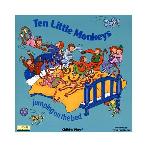 Ten Little Monkeys Jumping On The Bed - Tina Freeman