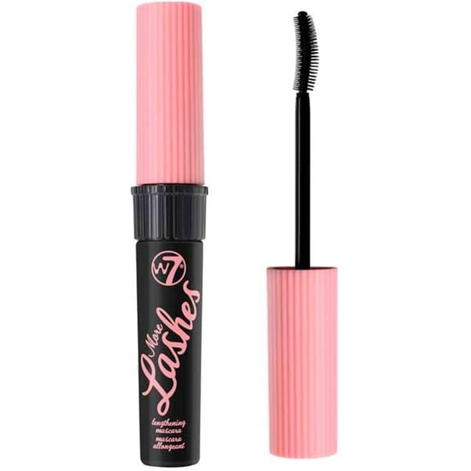 W7 More Lashes Lengthening Mascara Blackest Black 12 ml